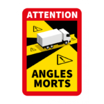 sticker angles morts camions