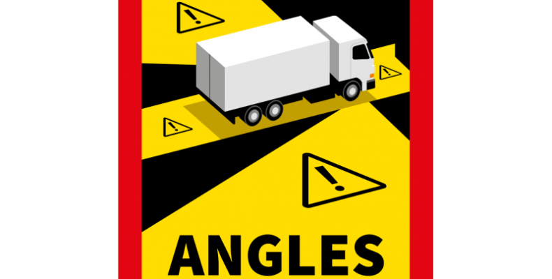 sticker angles morts camions